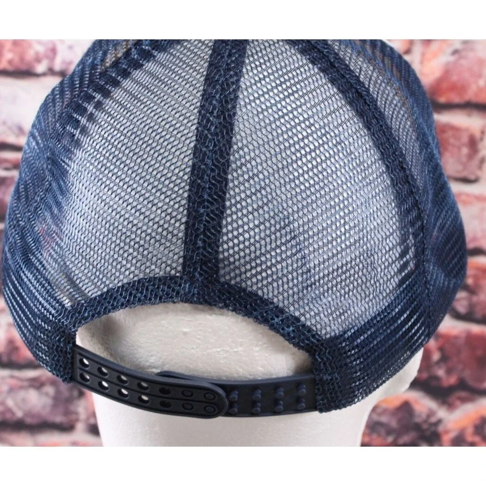 Carolina BBQ Festival 2022 Trucker Hat Navy‎ & White Mesh Snapback